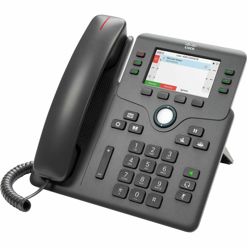 CISCO 6871 PHONE FOR MPP, COLOR REMANUFACTURED - Thumbnail 4