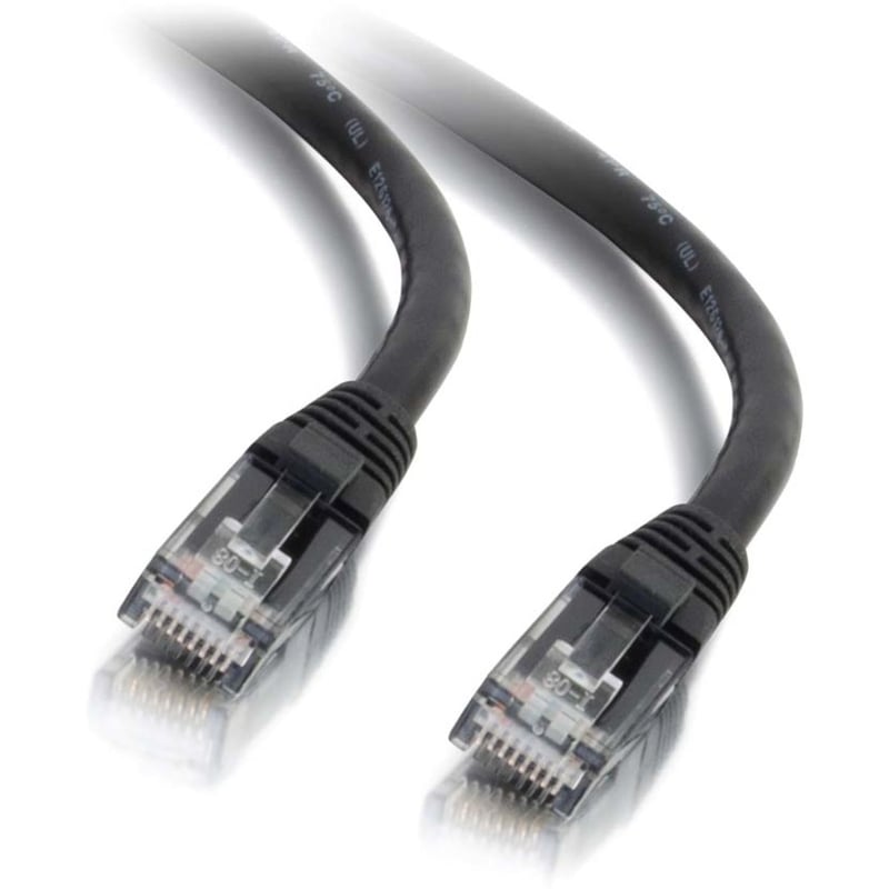 12FT CAT6 BLACK SNAGLESS PATCH CABLE - Thumbnail 3