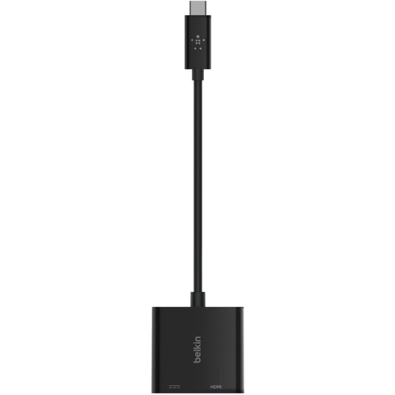 Belkin USB-C to HDMI Video Adapter + Charging port up to 60W Power Delivery, 4k at 60Hz - Thumbnail 3