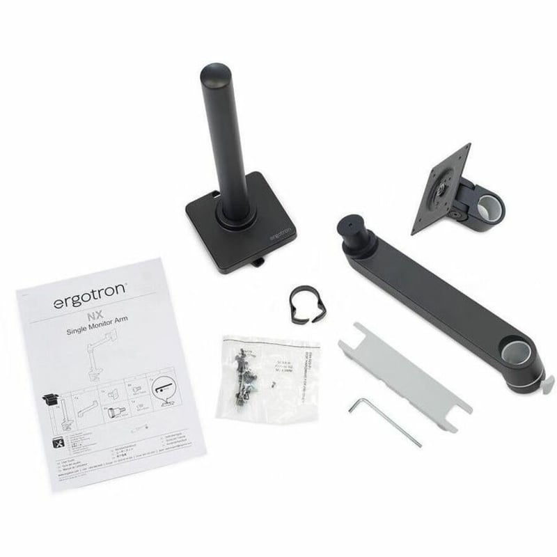 Ergotron Mounting Arm for Monitor - Black - Thumbnail 1