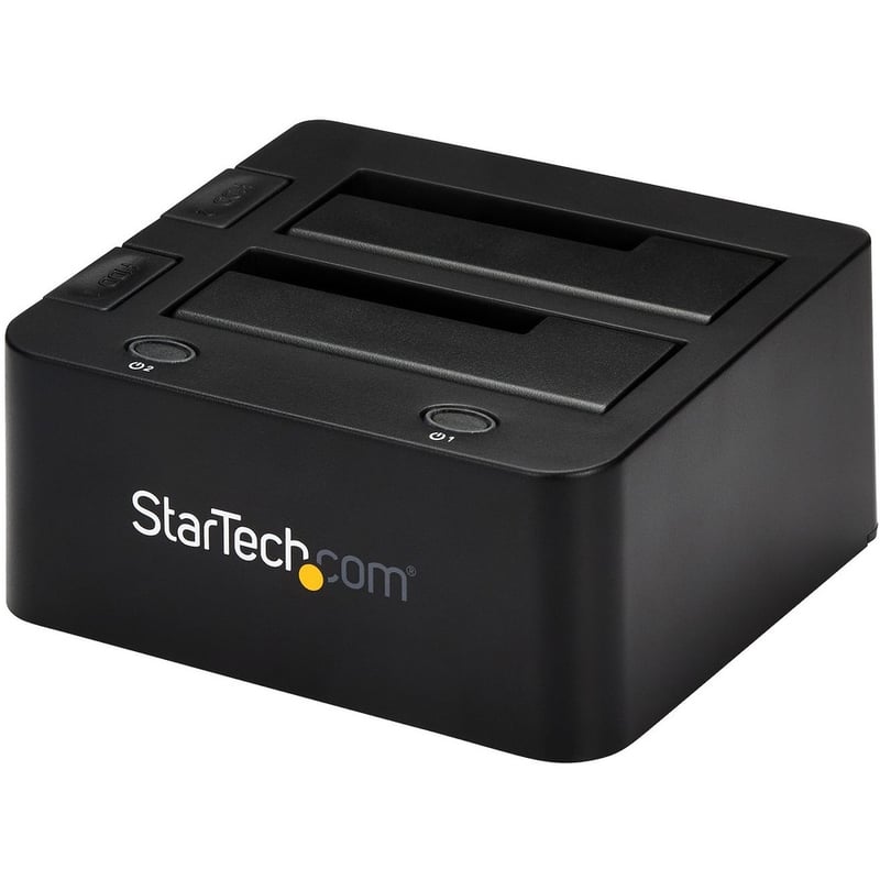 StarTech.com Dual-Bay USB 3.0 to SATA and IDE Hard Drive Docking Station, 2.5/3.5" SATA III and IDE (40 pin), SSD/HDD Dock, Top-Loading - Thumbnail 5