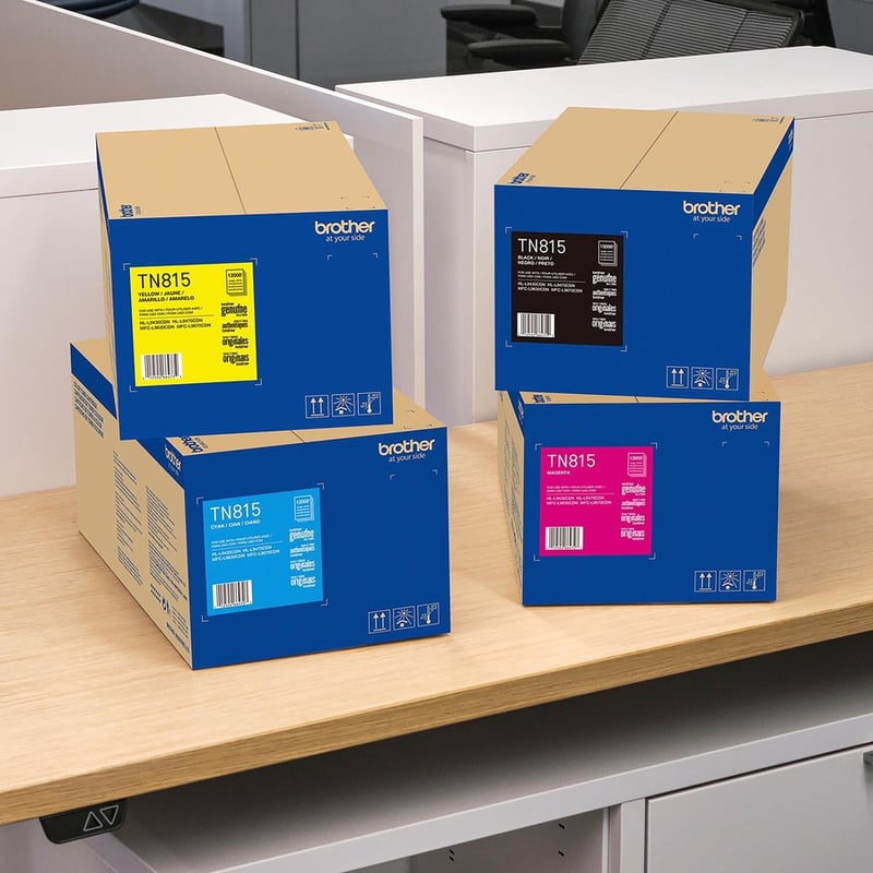 Brother TN815C Original Super High (XXL Series) Yield Laser Toner Cartridge - Cyan - 1 Each - Thumbnail 5
