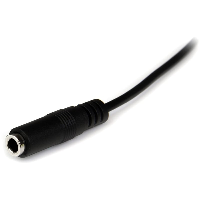 StarTech.com 1m Slim 3.5mm Stereo Extension Audio Cable - M/F - Thumbnail 3