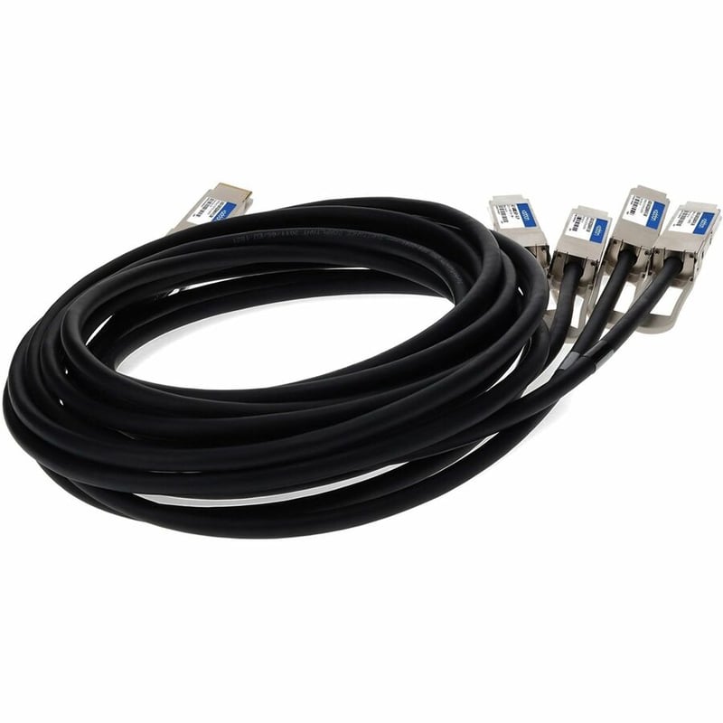 AddOn Cisco® QDD-400-CU1-5M to Mellanox® MCP7F60-W01AR30 Compatible TAA Compliant 400GBase-CU QSFP-DD 400G to 4xQSFP56 100G PAM-4 Direct Attach Cable (Passive Twinax, 1.5m) - Thumbnail 4