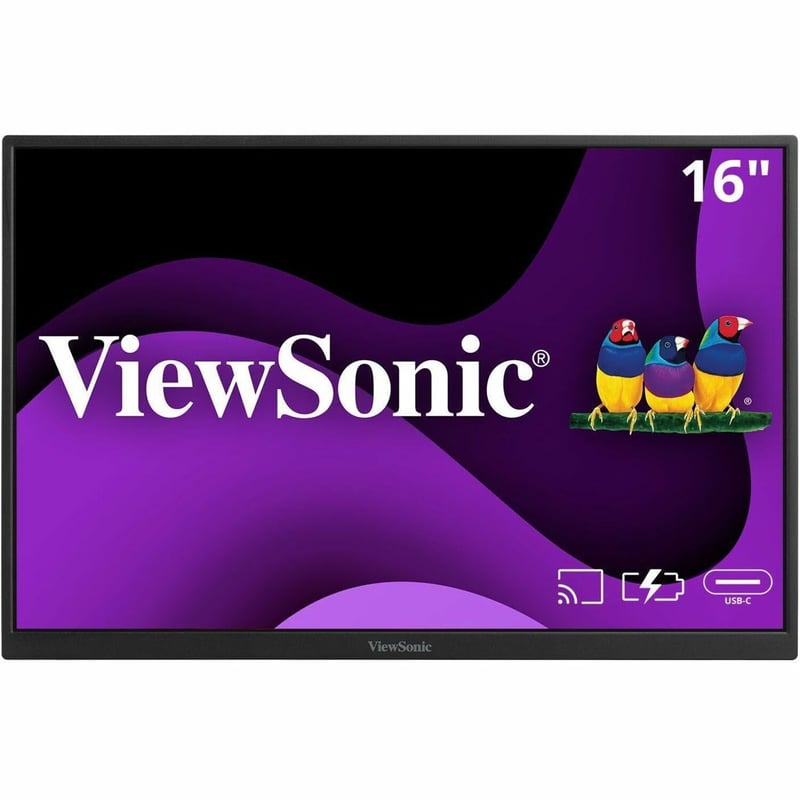 16IN PORTABLE IPS MONITOR WITH BUILT IN BATTERY AND WIRELESS CASTI - Thumbnail 1