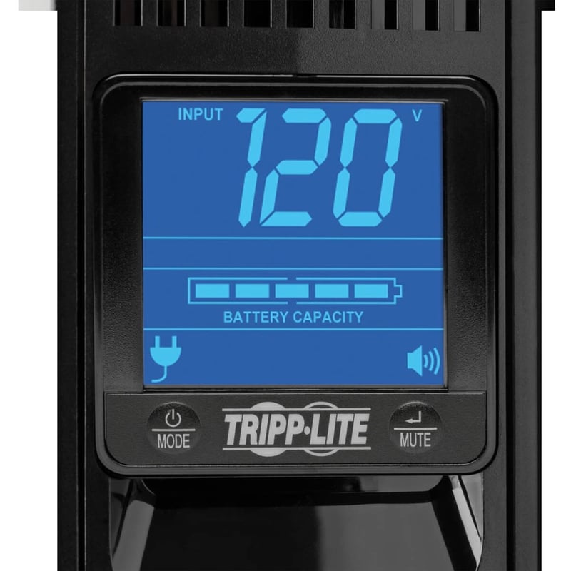 Tripp Lite by Eaton UPS SmartPro LCD 120V 1200VA 700W Line-Interactive UPS AVR 2U Rack/Tower LCD USB DB9 Serial 8 Outlets - Thumbnail 3