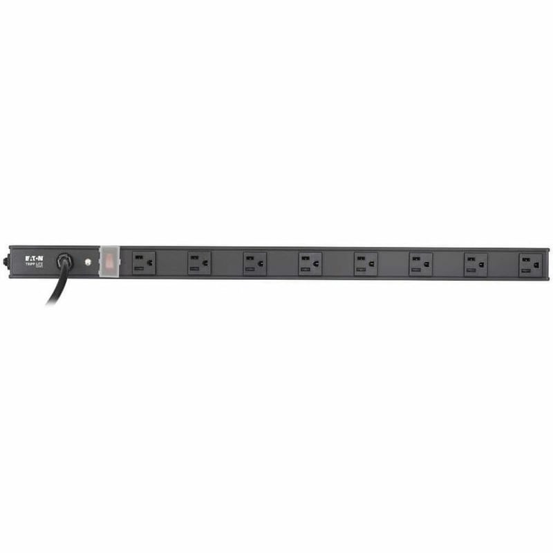 Tripp Lite by Eaton 8-Outlet Vertical Power Strip 120V 15A NEMA 5-15P 15 ft. (4.57 m) Cord 24 in. Black Housing - Thumbnail 2