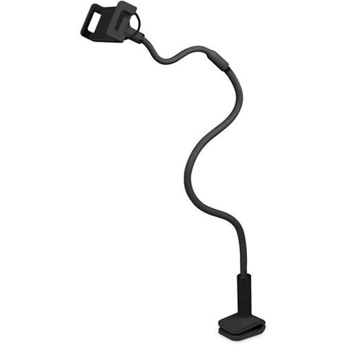 Aluratek AFM01FB Desk Mount for Smartphone, Tablet - Black - Thumbnail 1