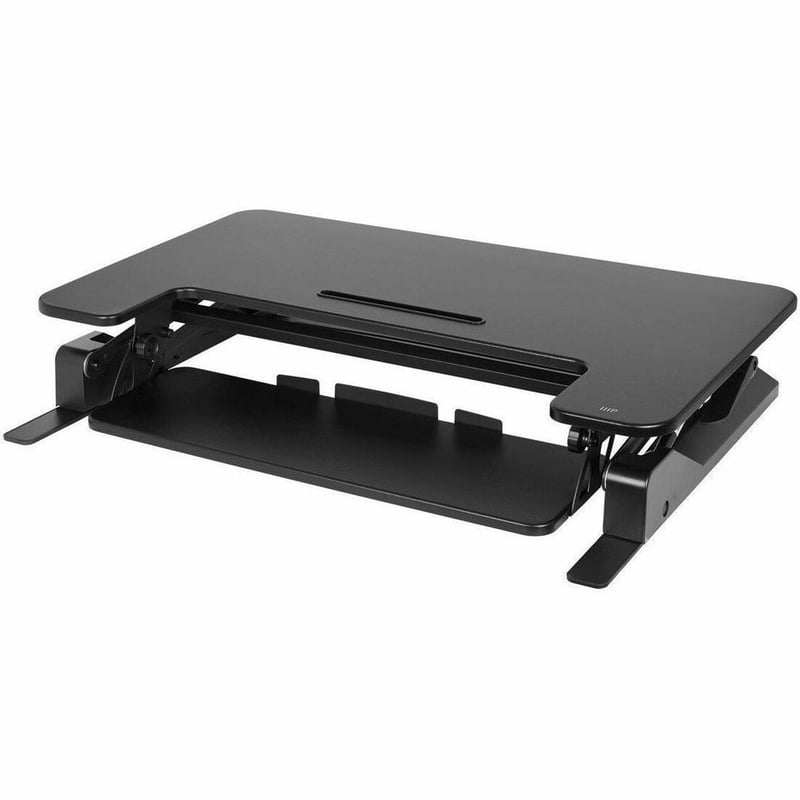MONOPRICE HEIGHT ADJUSTABLE GAS-SPRING DUAL HANDLE SIT-STAND 36-INCH WORKSTATION - Thumbnail 1