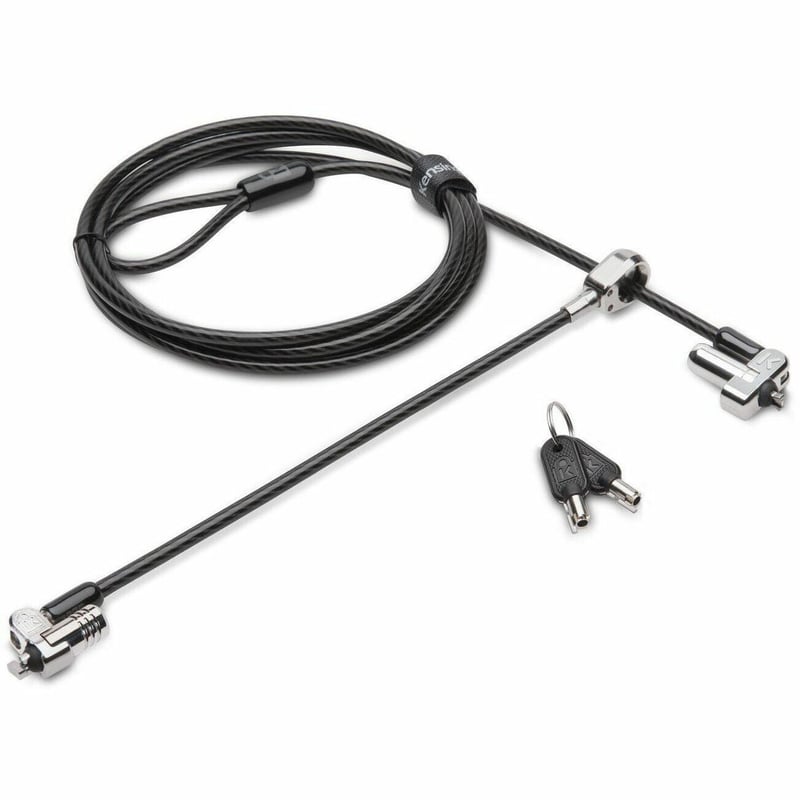 Kensington N17 Keyed Dual Head Laptop Lock for Dell Devices - Custom Keyed - TAA - Thumbnail 1