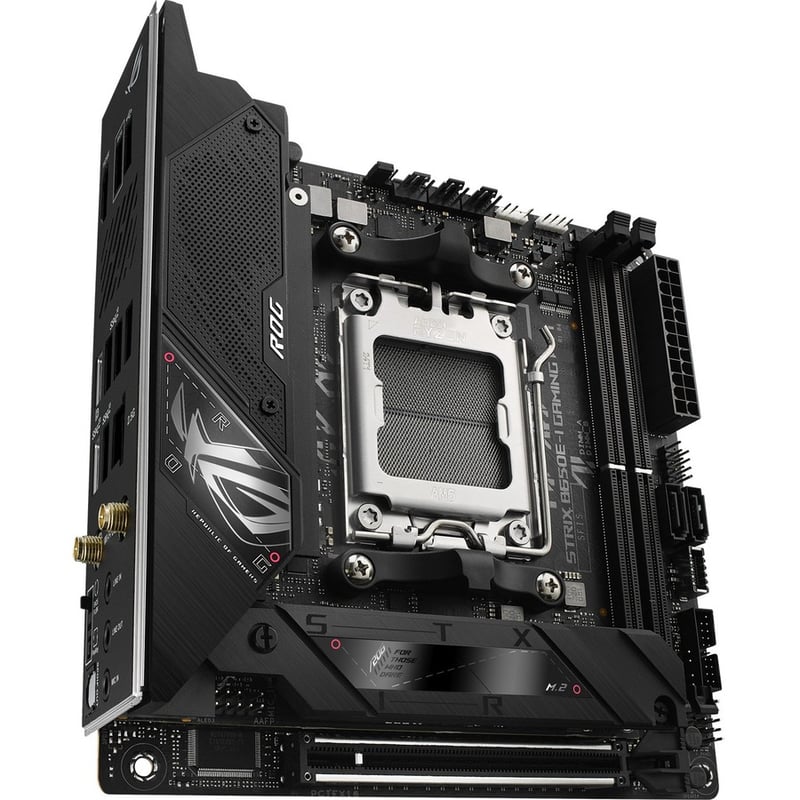 Asus ROG Strix B650E-I GAMING WIFI Gaming Desktop Motherboard - AMD B650 Chipset - Socket AM5 - Mini ITX - Thumbnail 4