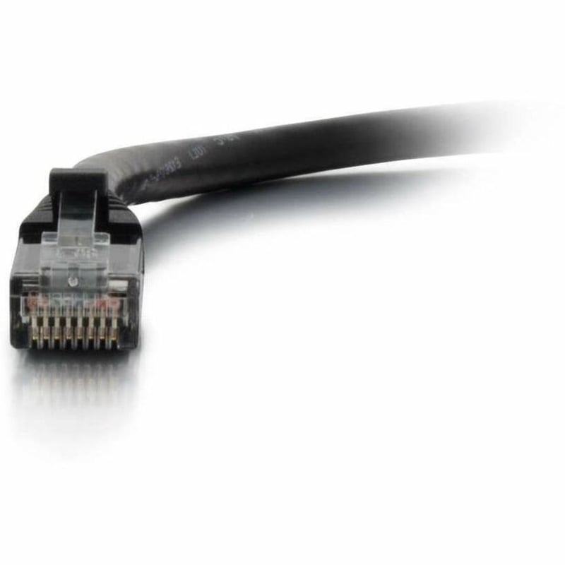 Quiktron 4ft Q-Series Cat6a Snagless (UTP) Ethernet Network Patch Cable, CM Rated - Black - Thumbnail 2