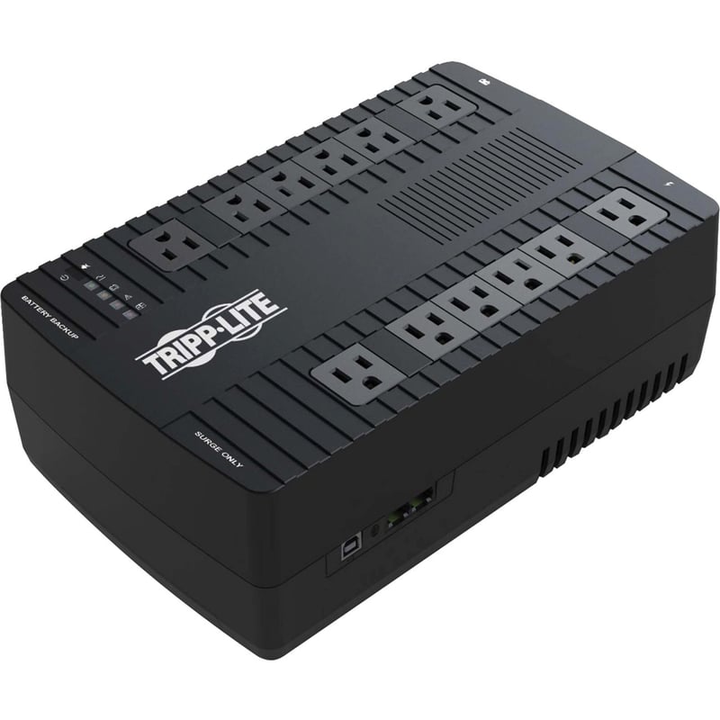 Tripp Lite by Eaton UPS 550VA 340W 120V Line-Interactive UPS - 12 NEMA 5-15R Outlets Double-Boost AVR USB Desktop/Wall-Mount - Thumbnail 1