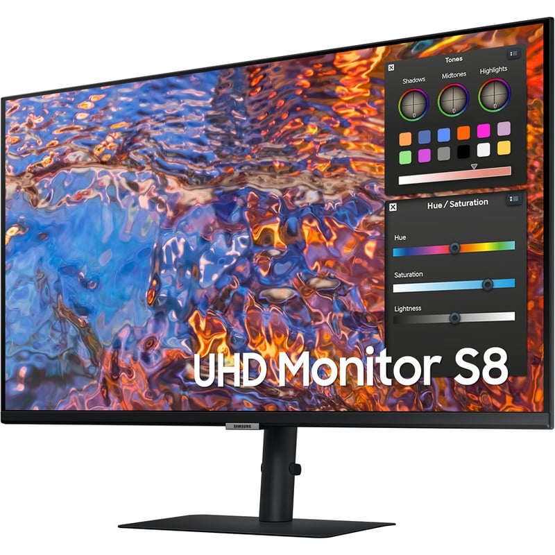 Samsung ViewFinity S32B804PXN 27" Class 4K UHD LCD Monitor - 16:9 - Black - Thumbnail 2