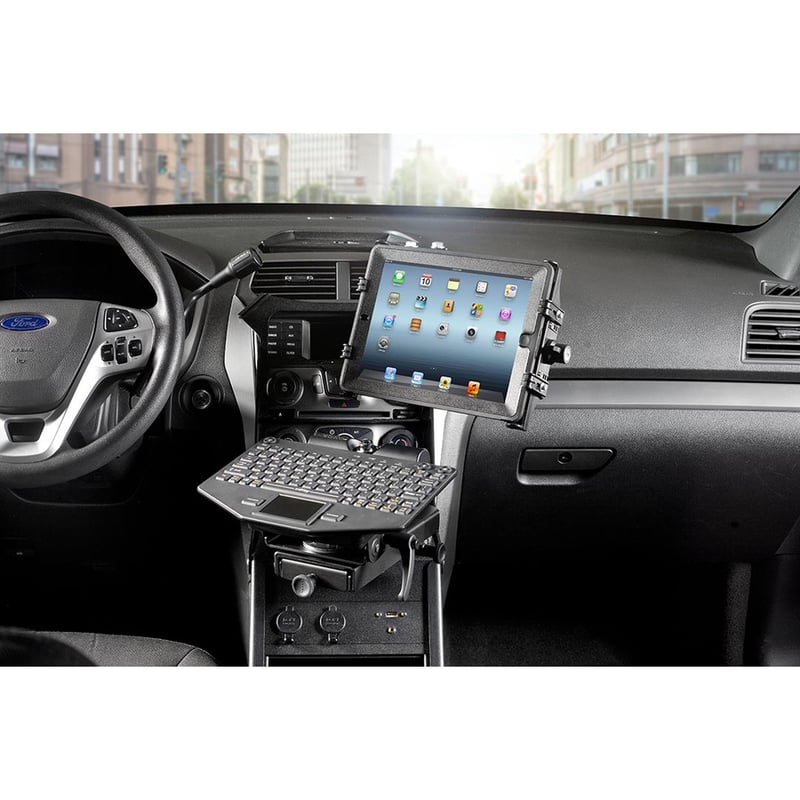 Gamber-Johnson Vehicle Mount for Tablet, Display Screen, Computer - Black Powder Coat - Thumbnail 4