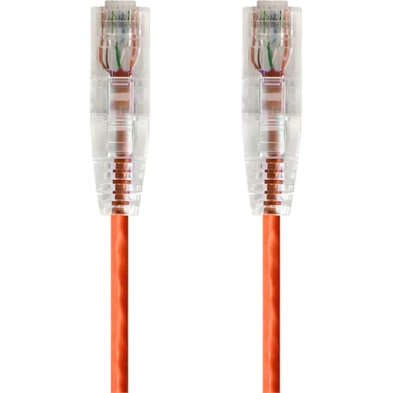 SLIMRUN CAT6 UTP CABLE-5FT ORANGE - Thumbnail 1