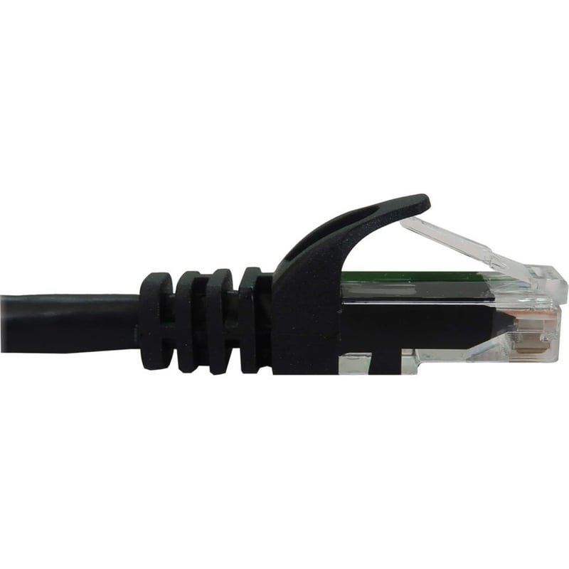 Eaton Tripp Lite Series Cat6a 10G Snagless Molded UTP Ethernet Cable (RJ45 M/M), PoE, Black, 6 in. (15 cm) - Thumbnail 4