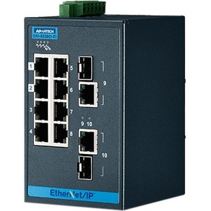 8FE+2G IND. SWITCH WITH ETHERNET/IP, W/T - Thumbnail 1