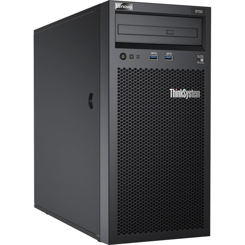 Lenovo ThinkSystem ST50 7Y48A04PNA 4U Tower Server - 1 Xeon E-2224G 3.50 GHz - 8 GB RAM - Serial ATA/600 Controller - Thumbnail 1