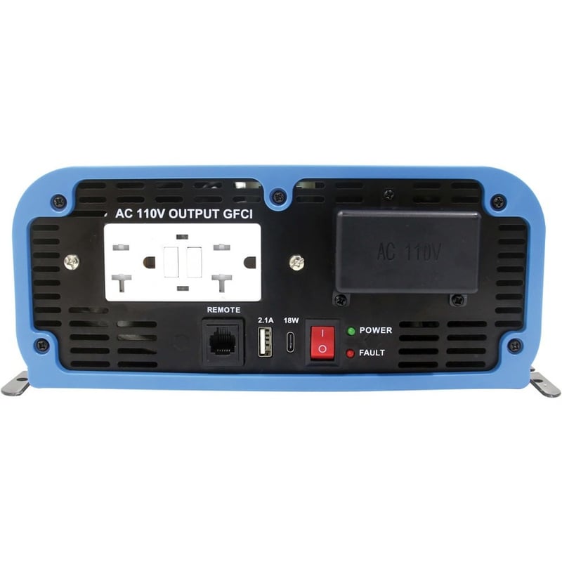 Tripp Lite by Eaton 3000W Heavy-Duty Compact Power Inverter - 2x 5-15/20R, USB Charging, Pure Sine Wave, Wired Remote - Thumbnail 4