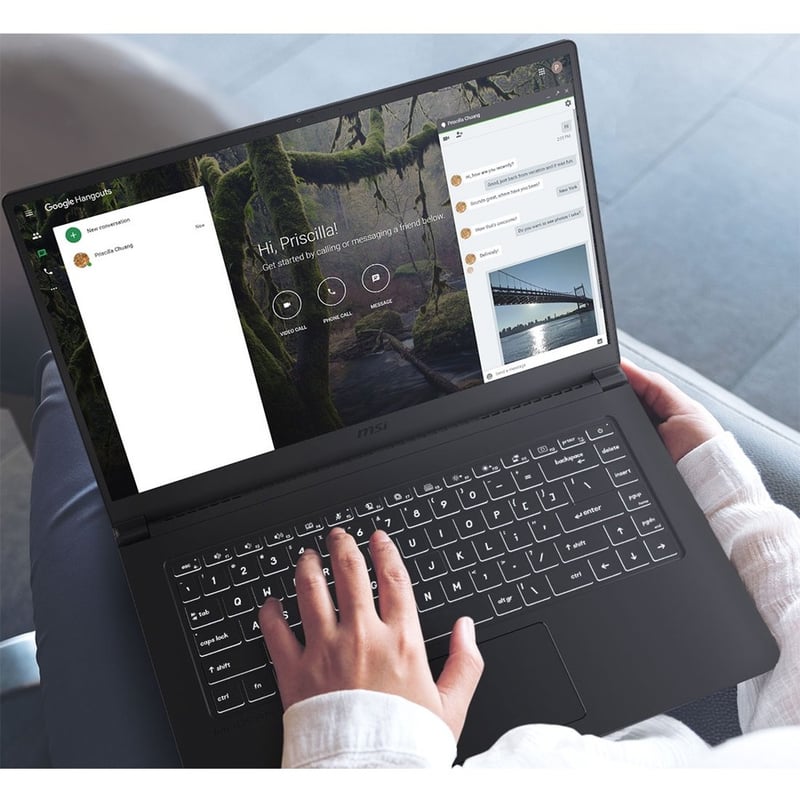 MSI Modern 15 A10M-461 15.6" Notebook - Full HD - 1920 x 1080 - Intel Core i5 10th Gen i5-10210U 1.60 GHz - 8 GB Total RAM - 256 GB SSD - Carbon Gray - Thumbnail 3