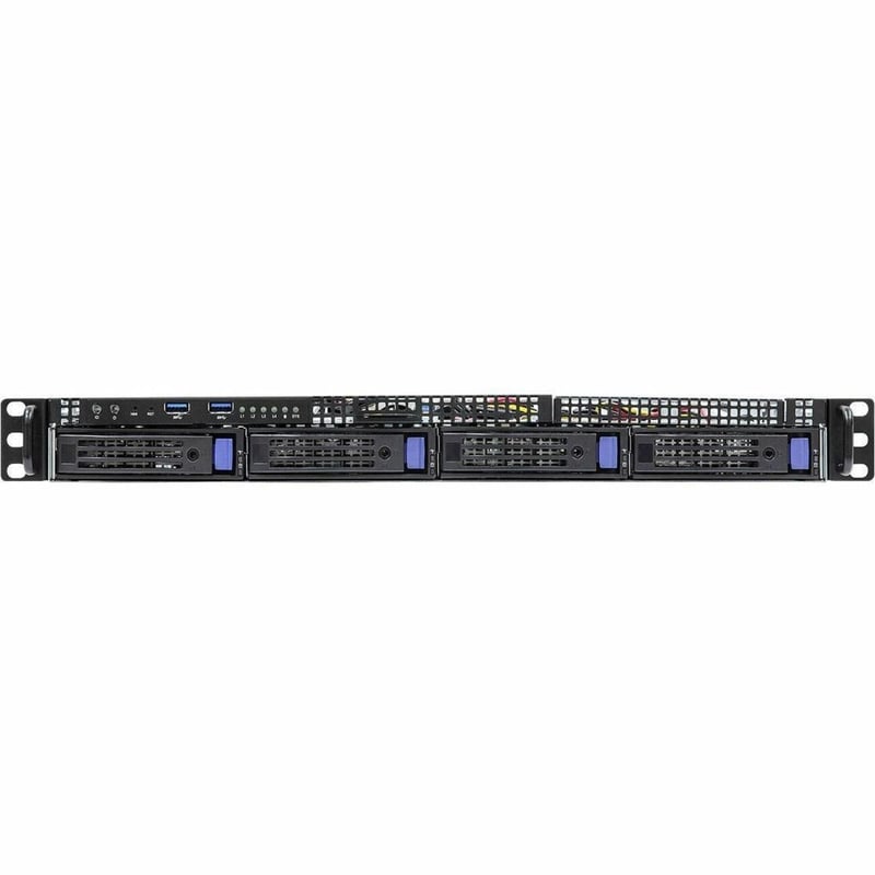 ASROCK RACK 1U4LW-C252 1U RACKMOUNT SERVER BAREBONE 4 BAYS SINGLE SOCKET H5 (LGA - Thumbnail 1