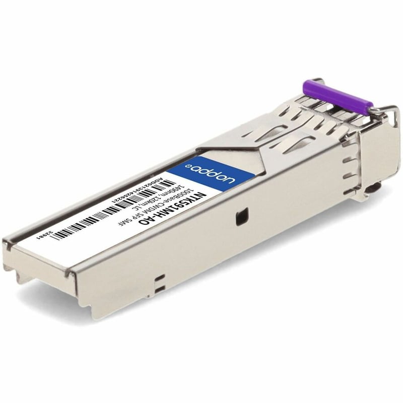 AddOn Ciena® NTK591MH Compatible TAA 1000Base-CWDM SFP Transceiver (SMF, 1490nm, 120km, LC, DOM) - Thumbnail 5