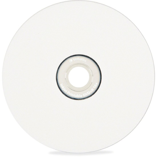 Verbatim DVD+R 4.7GB 16X White Inkjet Printable - 100pk Spindle - Thumbnail 3