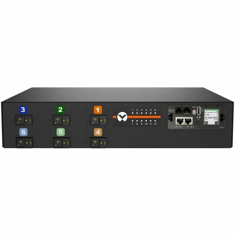 Vertiv Geist rPDU MNU5MDR6-12CF18-6PS15D0H10-S 12-Outlets PDU - Thumbnail 1