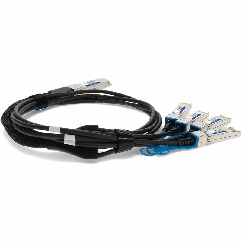 AddOn Arista Networks® CAB-Q-4S-100G-4M to Mellanox® MCP2M00-A004 Compatible TAA 100GBase-CU QSFP28 to 4xSFP28 DAC (Passive Twinax, 4m) - Thumbnail 5
