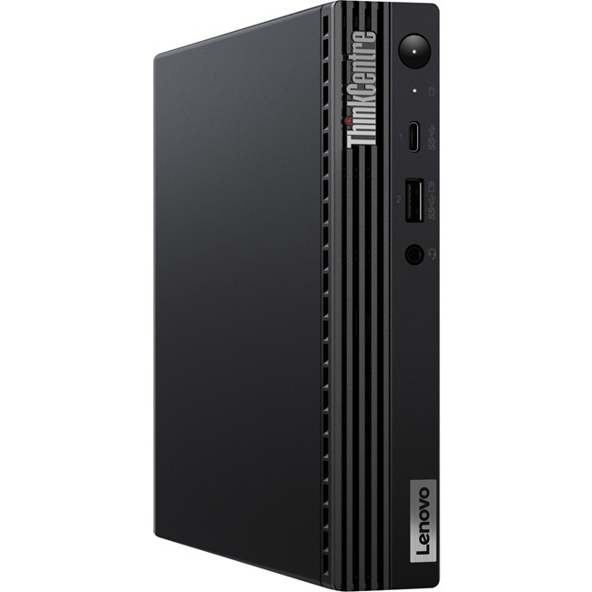 Lenovo ThinkCentre M75q Gen 2 11JN002PUS Desktop Computer - AMD Ryzen 5 PRO 5650GE Hexa-core (6 Core) 3.40 GHz - 8 GB RAM DDR4 SDRAM - 256 GB NVMe M.2 PCI Express PCI Express NVMe SSD - Tiny - Black - Thumbnail 1