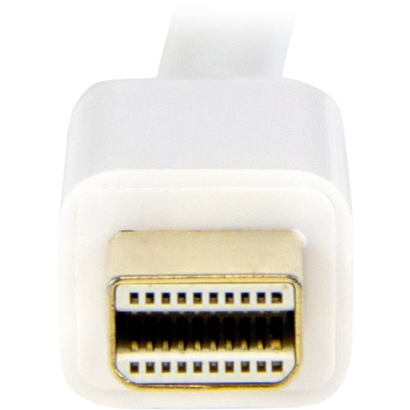 StarTech.com Mini DisplayPort to HDMI Converter Cable - 3 ft (1m) - 4K - White - Thumbnail 3