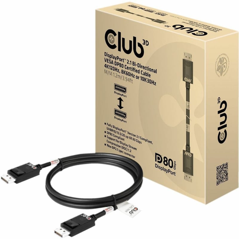 Club 3D DisplayPort Audio/Video Cable - Thumbnail 1