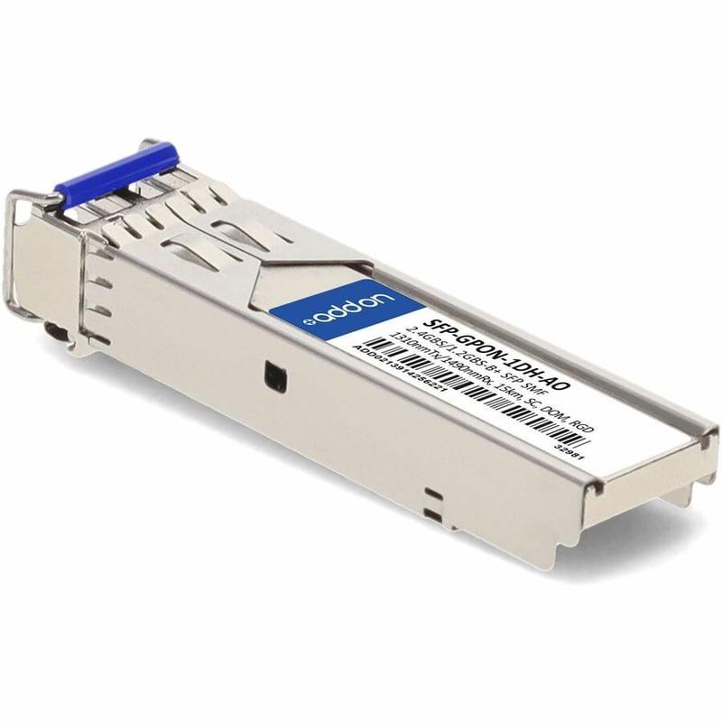 AddOn Rad® SFP-GPON-1DH Compatible TAA 2.4Gbs/1.2Gbs-B+ SFP Transceiver (SMF, 1310nmTx/1490nmRx, 15km, SC, DOM, -40 to 85C) - Thumbnail 3