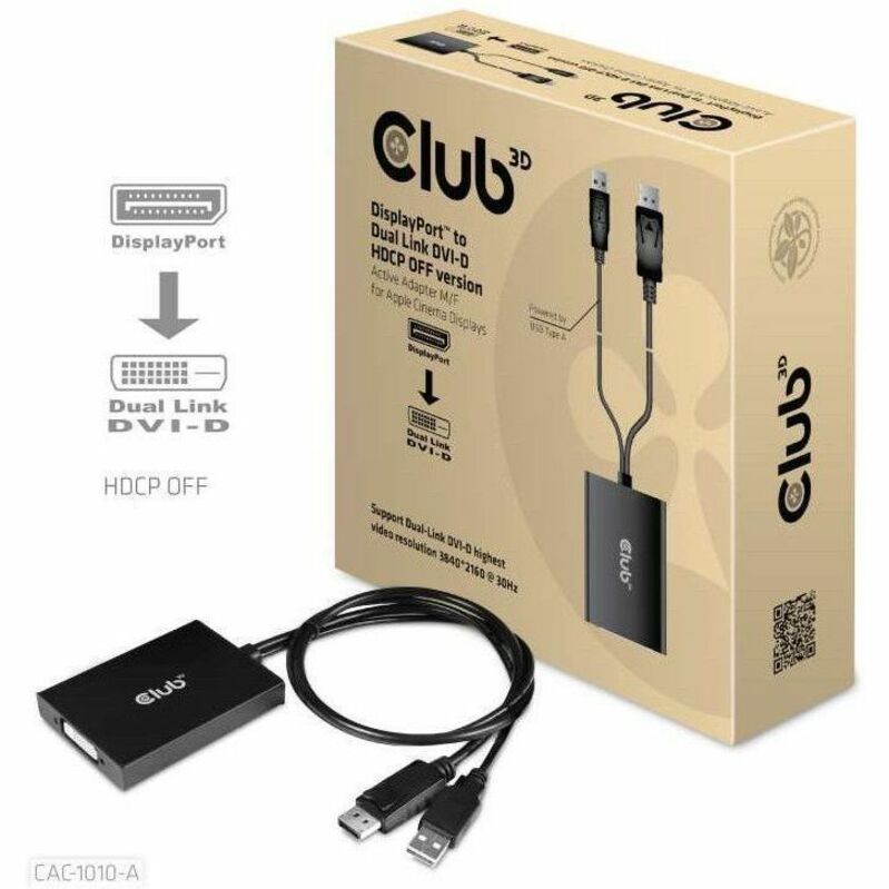 DISPLAYPORT TO DVI-D DUAL LINK HDCP OFF/2560/1600 - Thumbnail 2