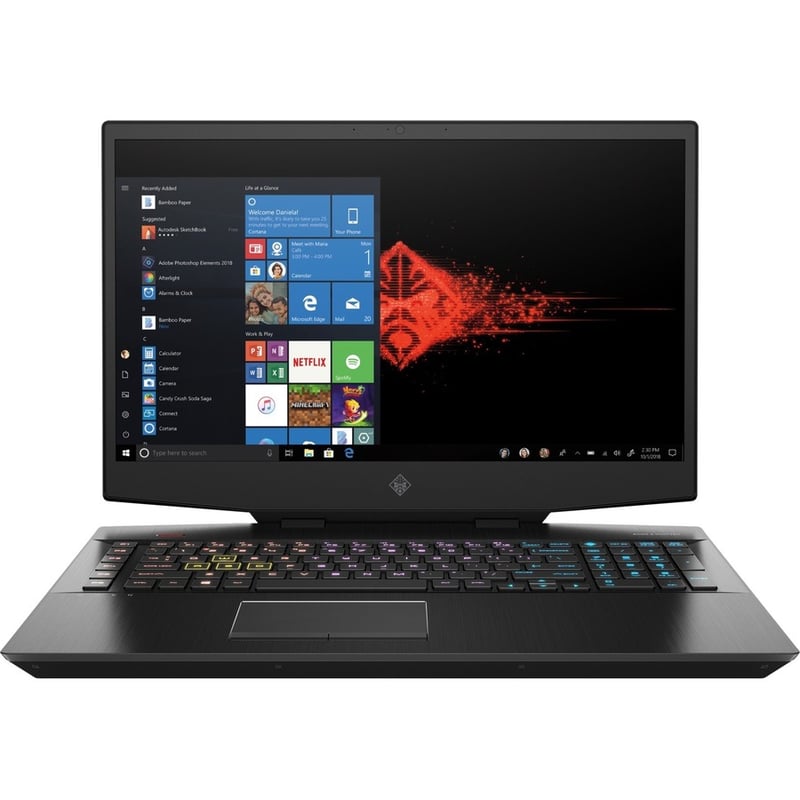 HP OMEN 17-cb0000 17-cb0050nr 17.3" Gaming Notebook - Intel Core i7 9th Gen i7-9750H - 16 GB - 1 TB HDD - 256 GB SSD - Thumbnail 5