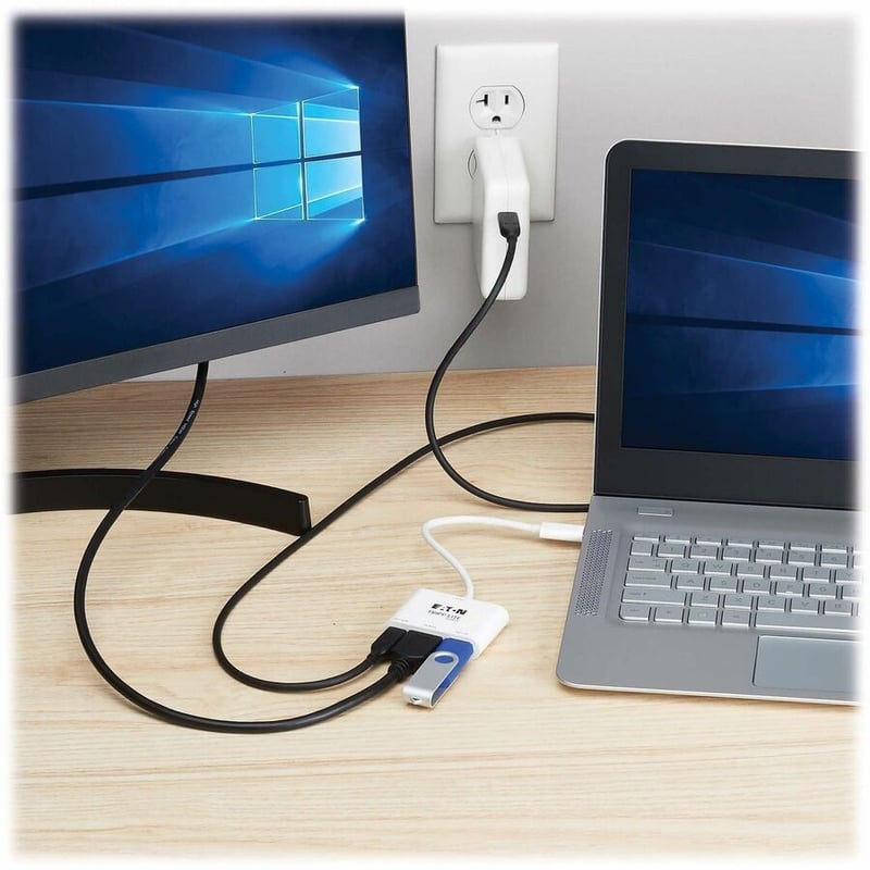 USB C MULTIPORT ADAPTER 4K60HZ HDMI  USB-A/C HUB 140W CHARGING