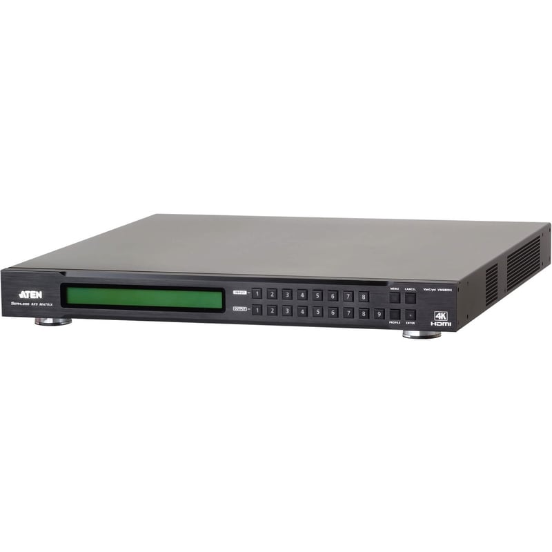 ATEN 8 x 9 4K HDMI Matrix Switch with Scaler-TAA Compliant - Thumbnail 1