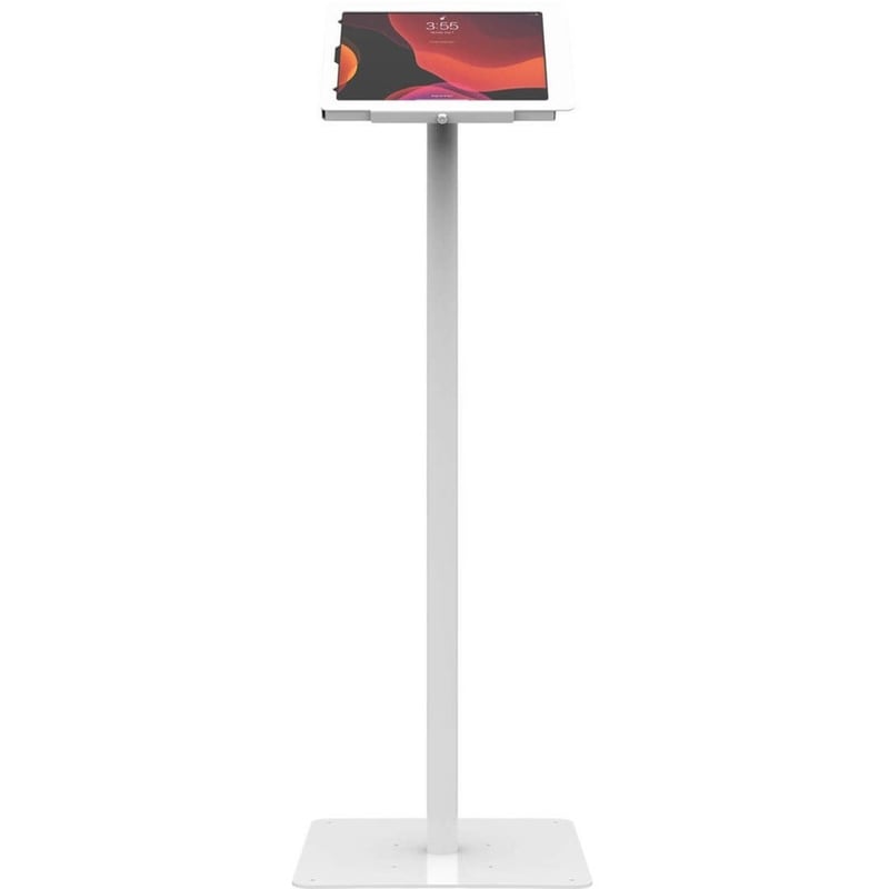 The Joy Factory Elevate II Floor Stand Kiosk for iPad Pro 12.9" 4th Gen (White) - Thumbnail 5