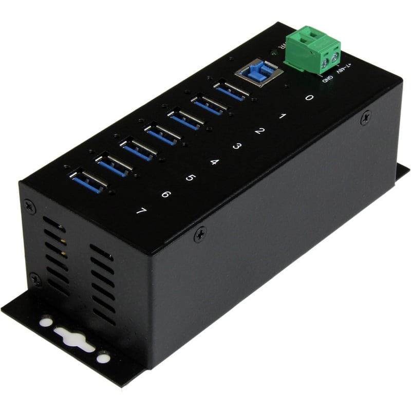 StarTech.com 7 Port Industrial USB 3.0 Hub with ESD - 5Gbps - Thumbnail 2