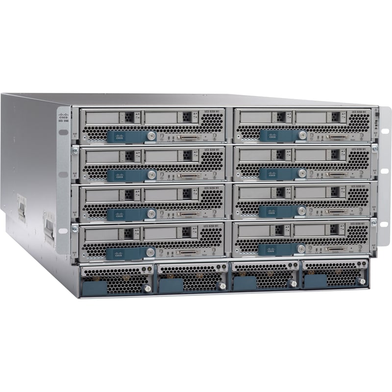 Cisco UCS SP Select 5108 AC2 Chassis w/2208 IO (TAA Compliant) - Thumbnail 1