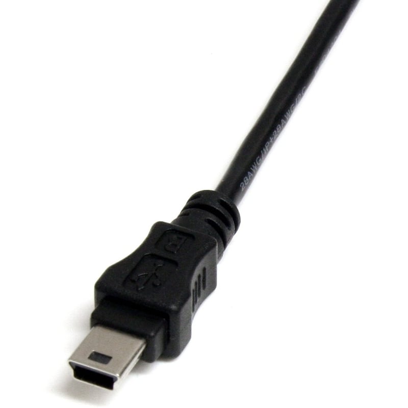 StarTech.com 1 ft Mini USB 2.0 Cable - USB A to Mini B F/M - Thumbnail 2