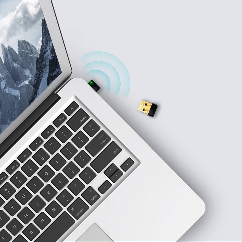 TP-LINK TL-WN725N - USB WiFi Adapter for PC - Nano Size - Thumbnail 3