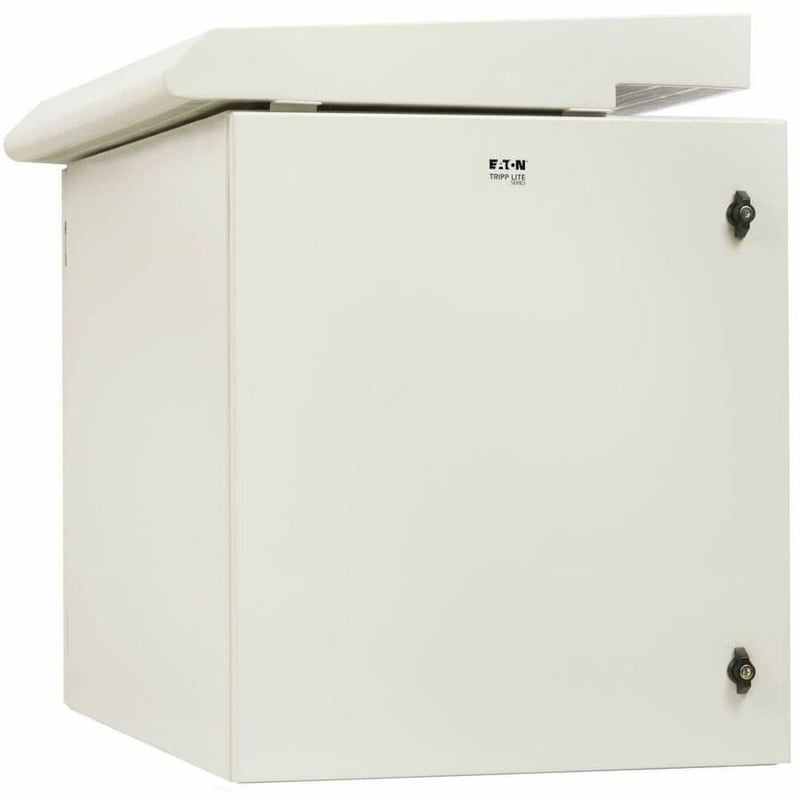 Tripp Lite by Eaton SmartRack Industrial Enclosure with Locks - NEMA 3R, Wall Mount, Heavy-Duty Metal Construction, Internal Fans, 32.5 in. Depth, 12U, Gray - Thumbnail 1