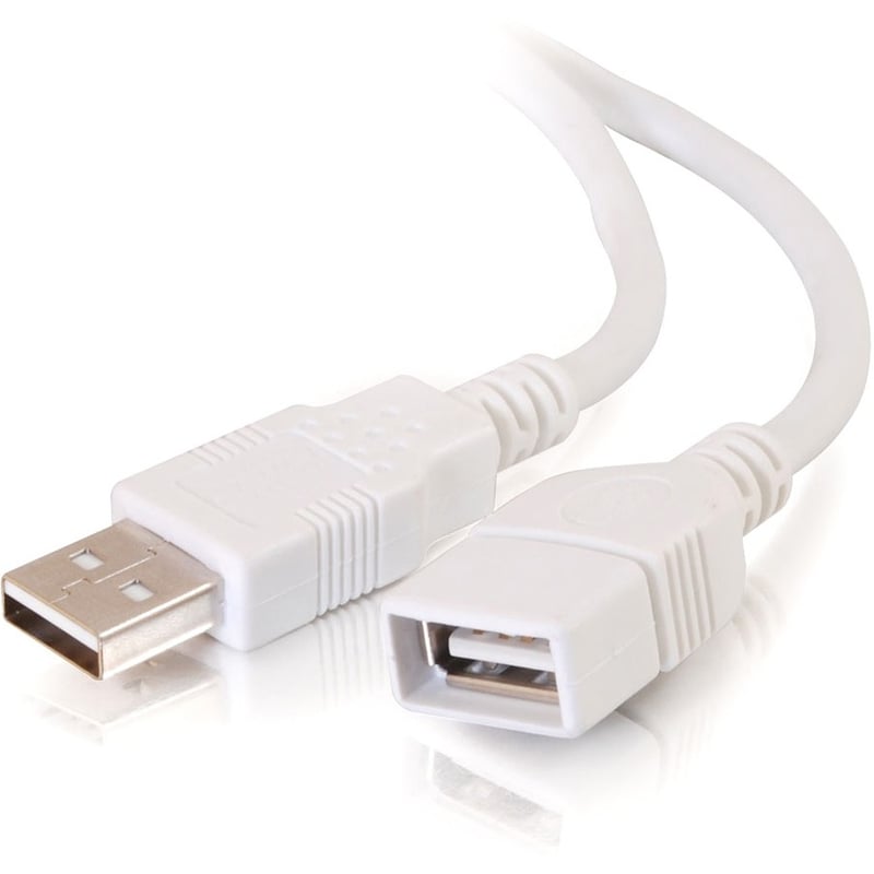 C2G 2m USB Extension Cable - USB A Male to USB A Female Cable - Thumbnail 1