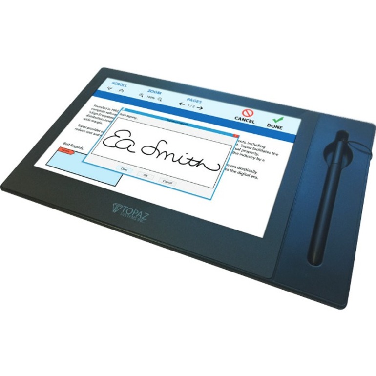 TOPAZ, GEMVIEW 10, PEN & MULTI-TOUCH TABLET DISPLAY, 10.1 1280 X 800 RES. FULL C - Thumbnail 2