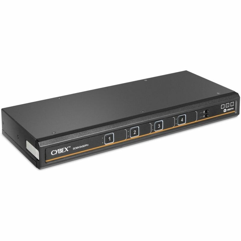 Vertiv Cybex Secure MultiViewer KVM Switch | 4 port | NIAP Approved | Dual AC - Thumbnail 4