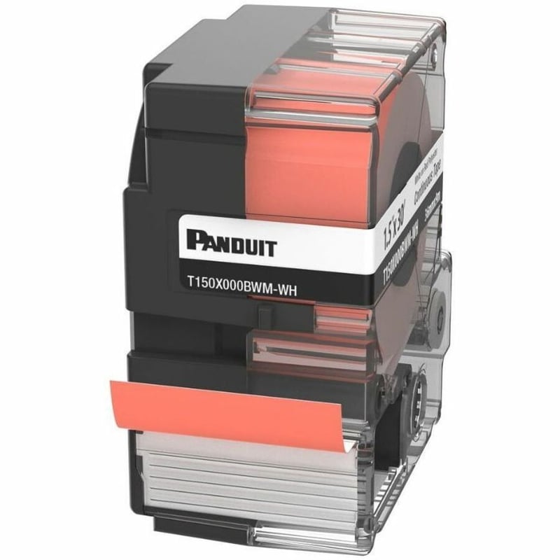 Panduit MP Cassette,Poly Cont Tape,1.5" W x 30' L,WH on RD - Thumbnail 3