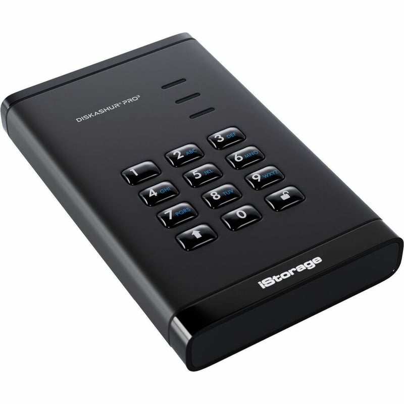 ISTORAGE DISKASHUR PRO3 HDD 500GB FIPS140-3 PENDING ENCRYPTED - Thumbnail 3