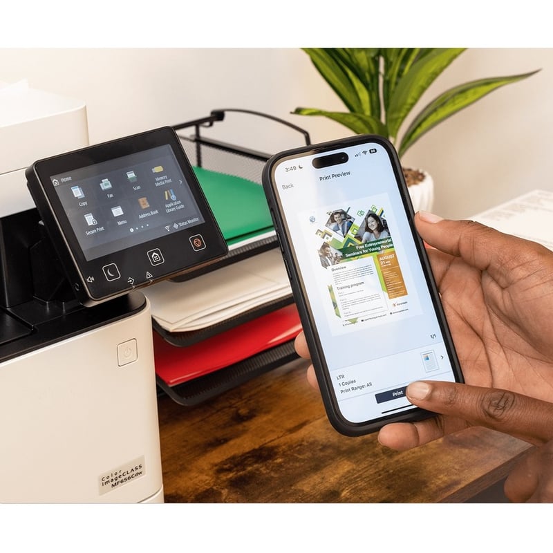 Canon imageCLASS MF656Cdw Wireless Laser Multifunction Printer - Color - White - Thumbnail 3